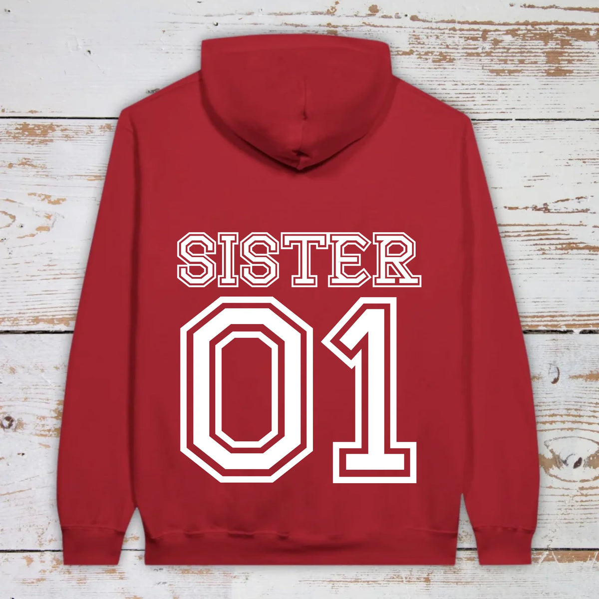 Team Sister mit Nummer - individuelle T-Shirt | Personalize Palace