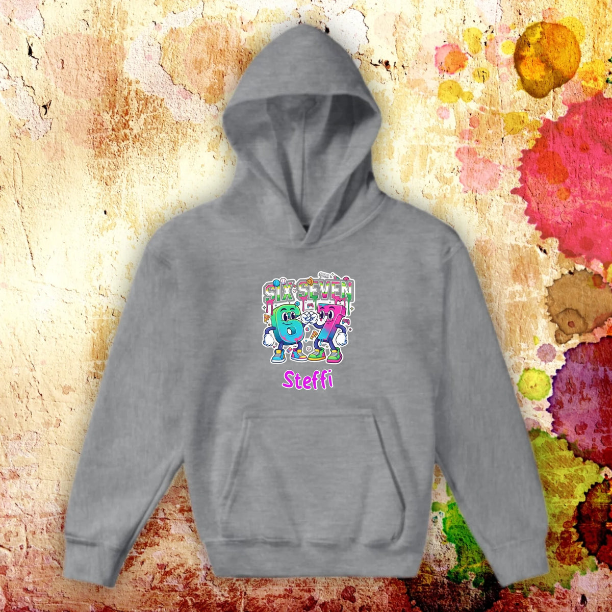 Six Seven (6 7) mit Name - individuelles T-Shirt