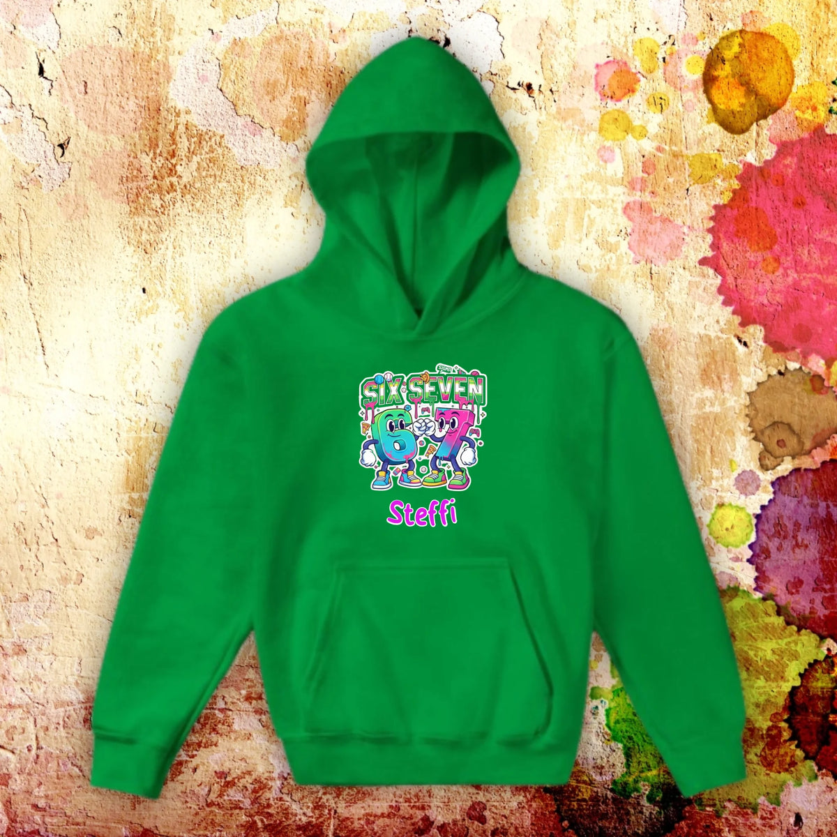 Six Seven (6 7) mit Name - individuelles T-Shirt