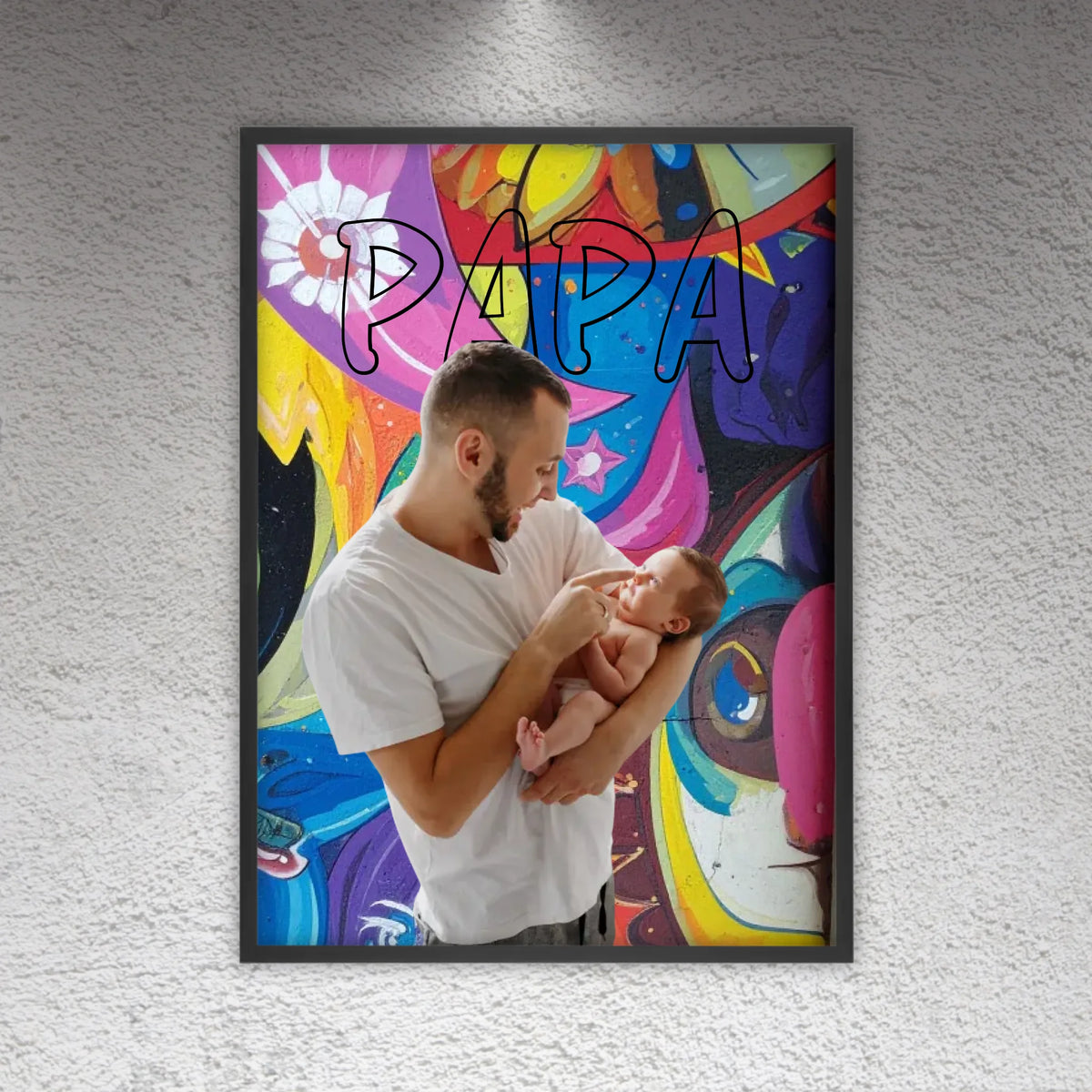 Personalisiertes Geschenk für Papa – Love Poster mit Text & Foto | Personalize Palace
