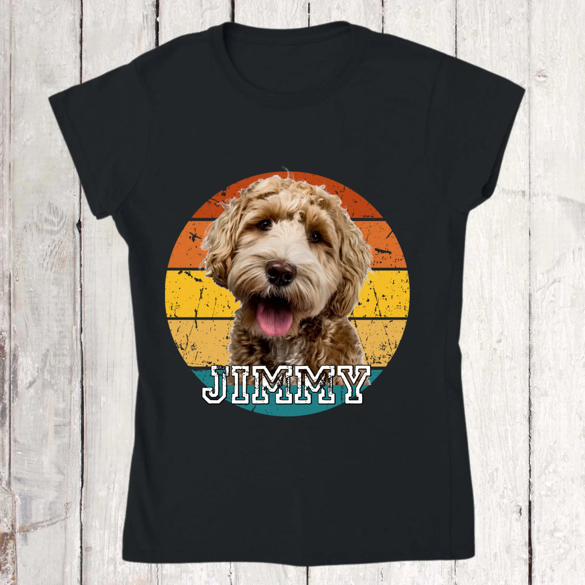 Vintage - Individuelles Foto T-Shirt