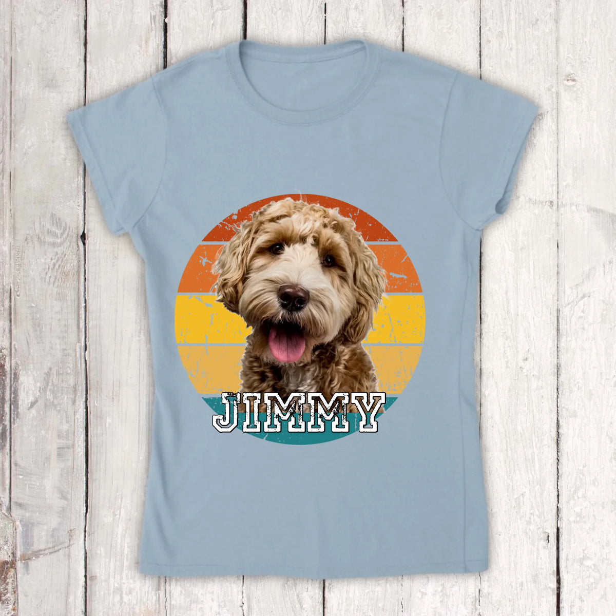 Vintage - Individuelles Foto T-Shirt