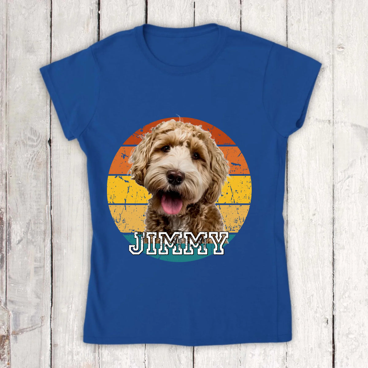 Vintage - Individuelles Foto T-Shirt