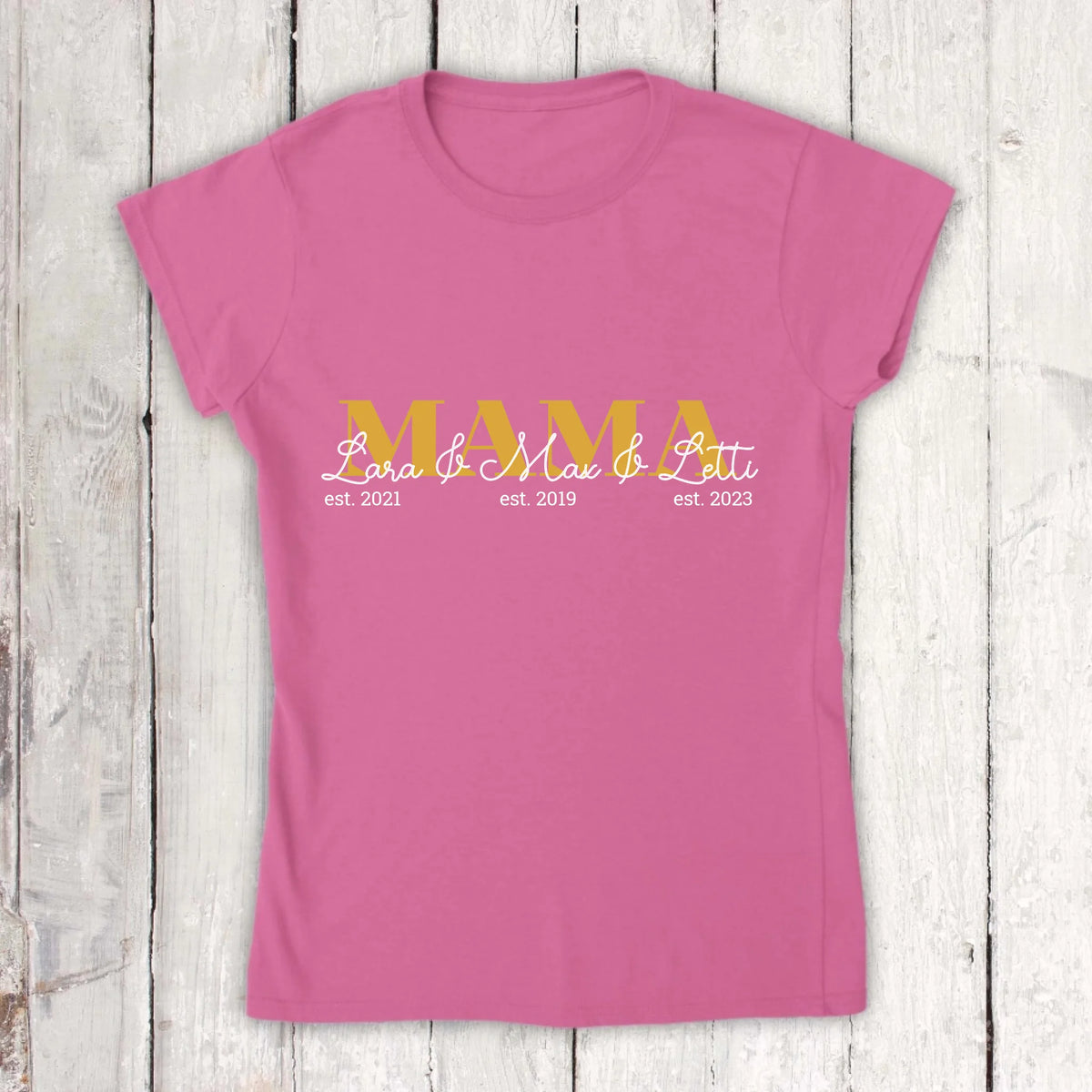 PAPA/MAMA - Individuelles T-Shirt | Personalize Palace