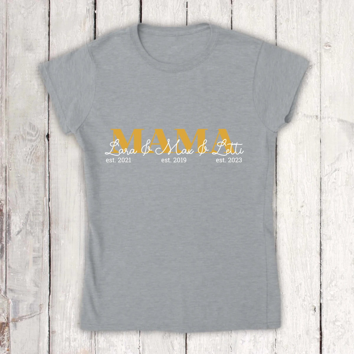 PAPA/MAMA - Individuelles T-Shirt