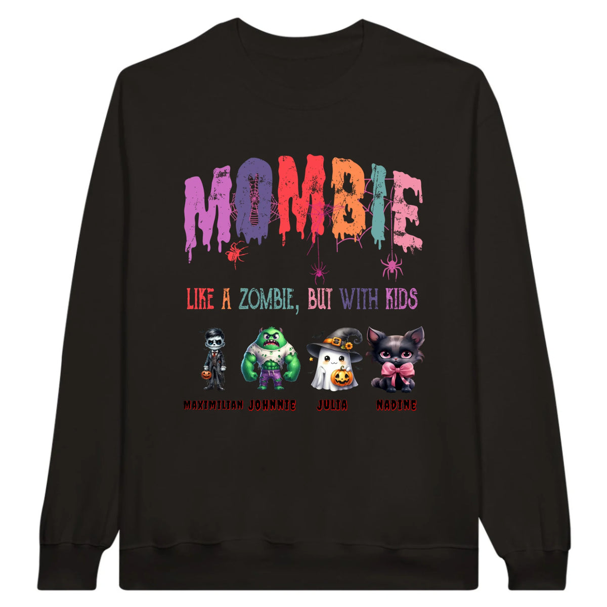 Mombie, half mom, half zombie - Custom Halloween design 