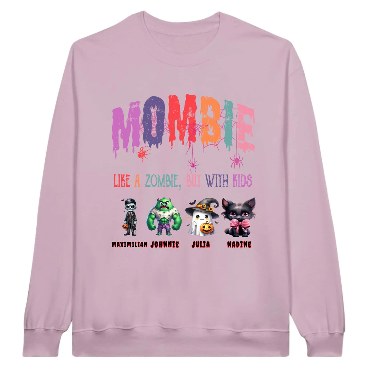 Mombie, half mom, half zombie - Custom Halloween design 