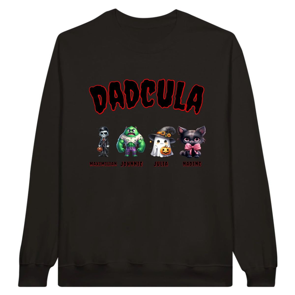 Dadcula, wie Dad, nur Cula - Individuelles Hoodie Halloween Design | Personalize Palace
