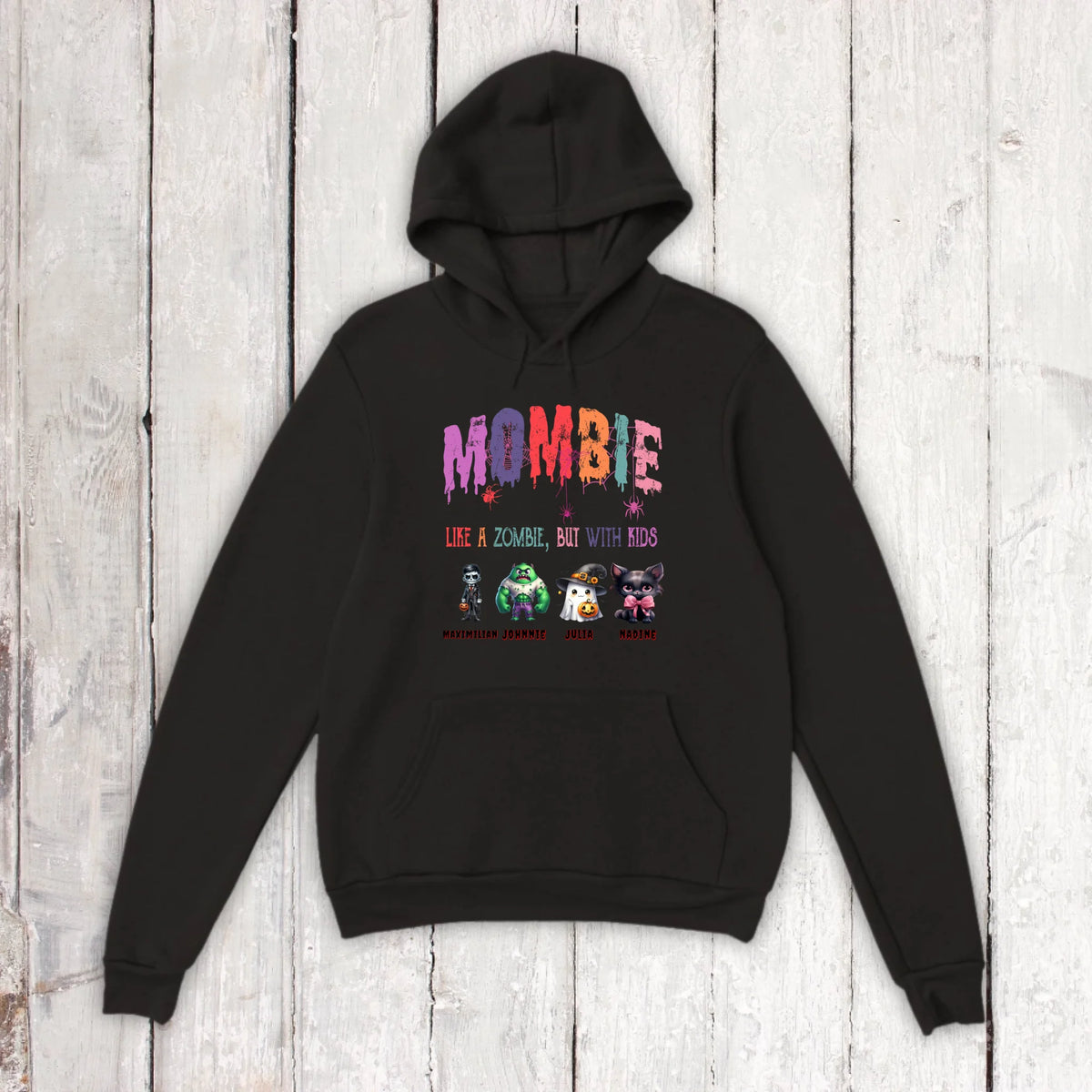 Mombie, half mom, half zombie - Custom Halloween design 