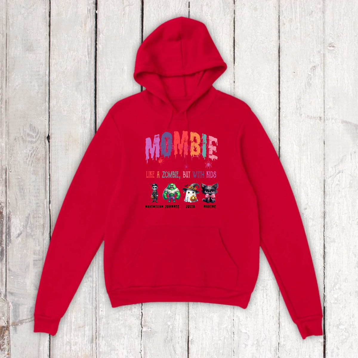 Mombie, half mom, half zombie - Custom Halloween design 