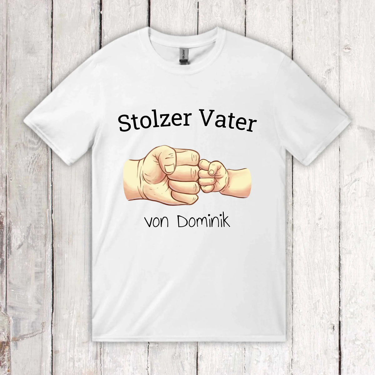 Stolzer Vater - Individuelles T-Shirt | Personalize Palace