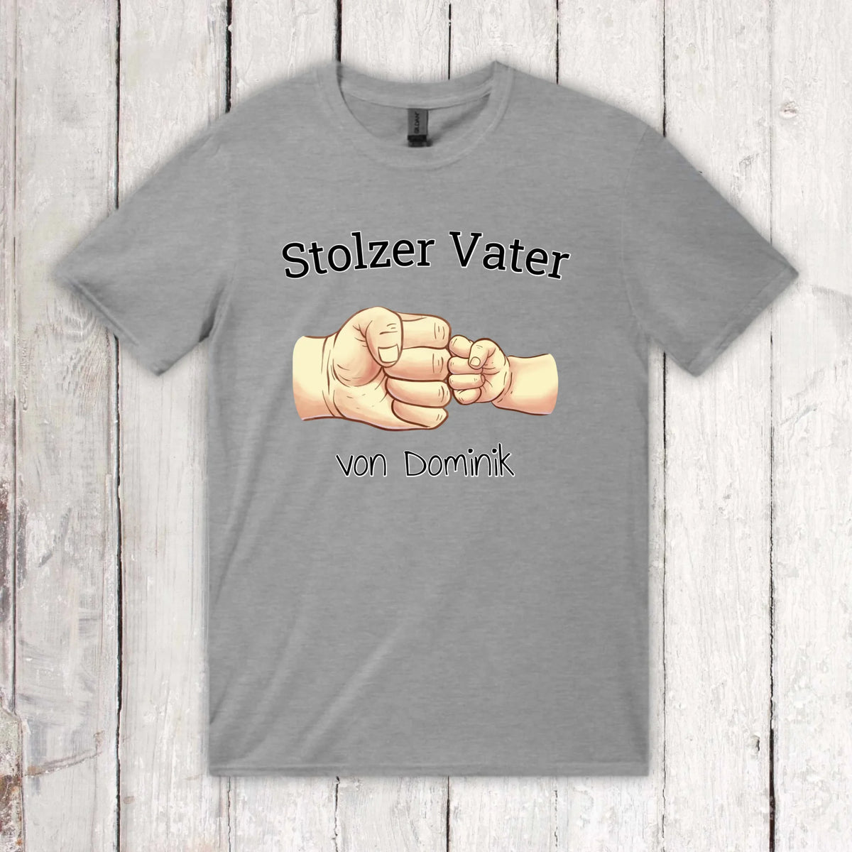Stolzer Vater - Individuelles T-Shirt | Personalize Palace