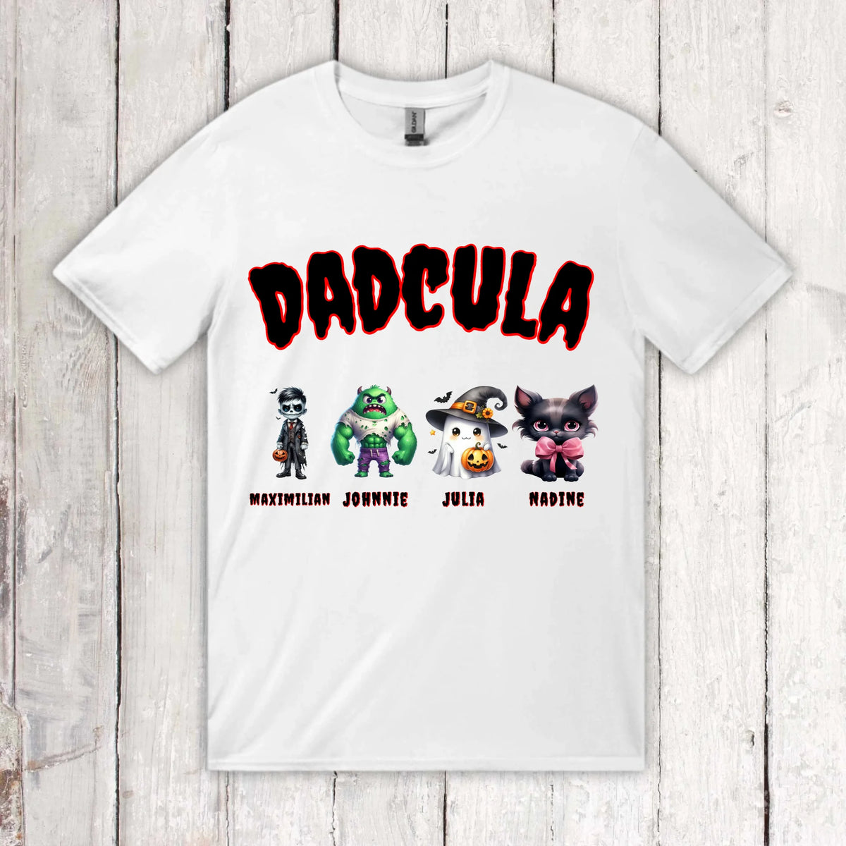 Dadcula, wie Dad, nur Cula - Individuelles Hoodie Halloween Design | Personalize Palace