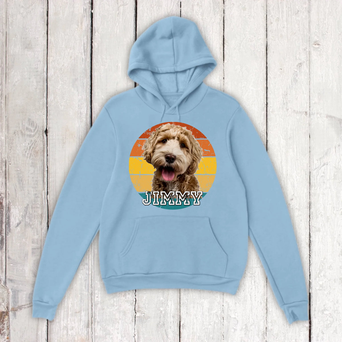Vintage Sunset mit Foto - individueller Hoodie oder Sweatshirt | Personalize Palace