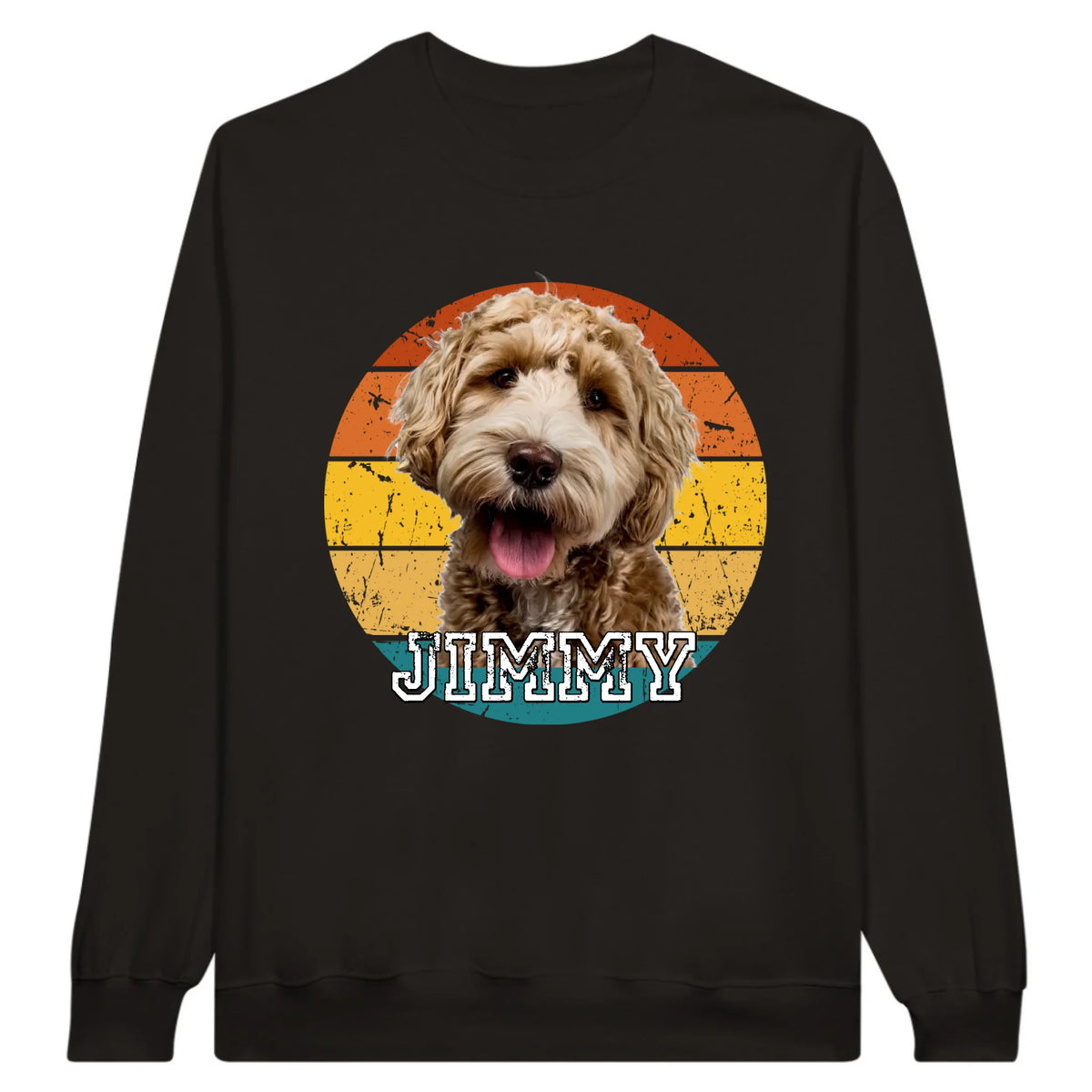 Vintage Sunset mit Foto - individueller Hoodie oder Sweatshirt | Personalize Palace