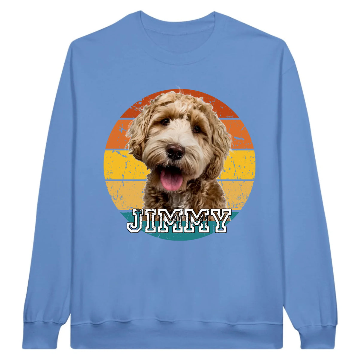 Vintage Sunset mit Foto - individueller Hoodie oder Sweatshirt | Personalize Palace