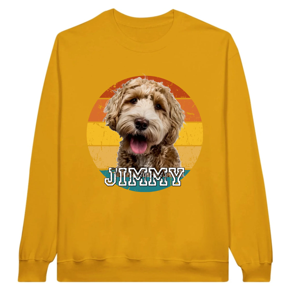 Vintage Sunset mit Foto - individueller Hoodie oder Sweatshirt