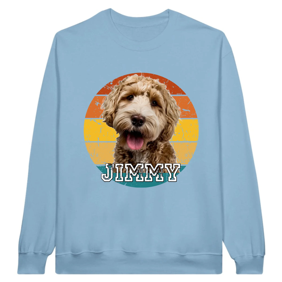 Vintage Sunset mit Foto - individueller Hoodie oder Sweatshirt