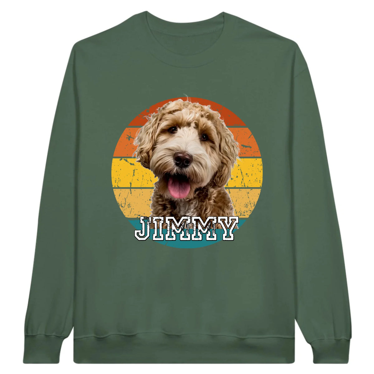 Vintage Sunset mit Foto - individueller Hoodie oder Sweatshirt