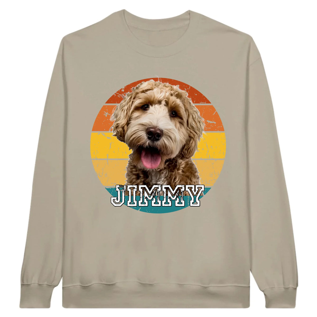 Vintage Sunset mit Foto - individueller Hoodie oder Sweatshirt