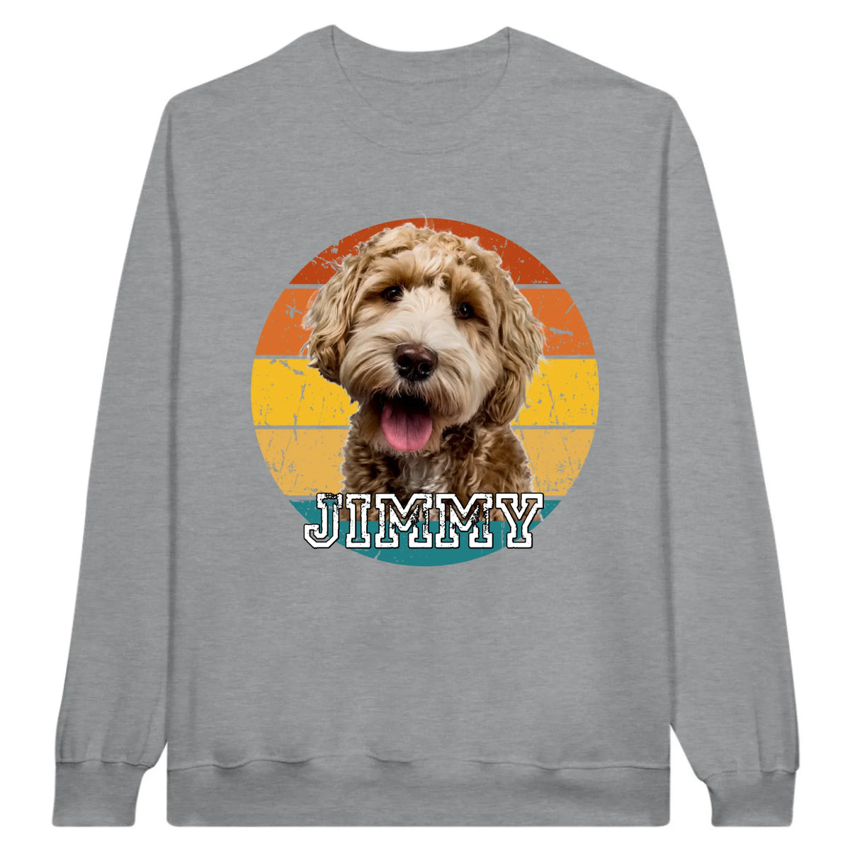 Vintage Sunset mit Foto - individueller Hoodie oder Sweatshirt