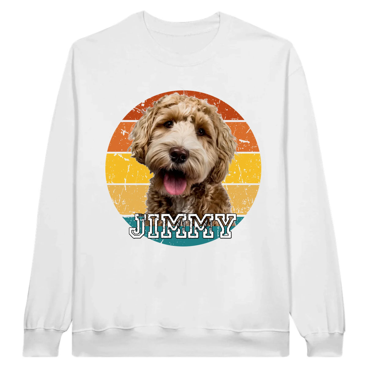Vintage Sunset mit Foto - individueller Hoodie oder Sweatshirt