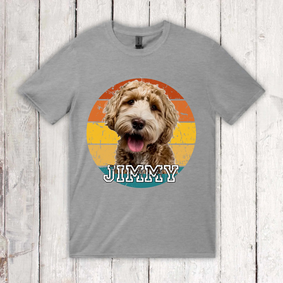 Vintage Sunset mit Foto - individueller Hoodie oder Sweatshirt