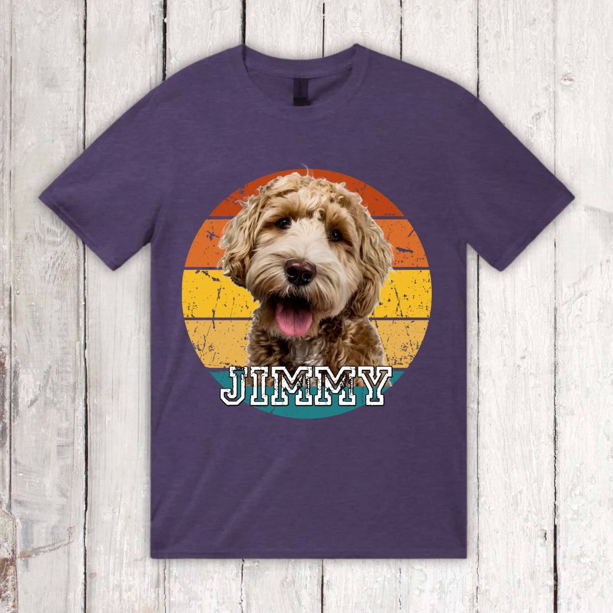 Vintage Sunset mit Foto - individueller Hoodie oder Sweatshirt