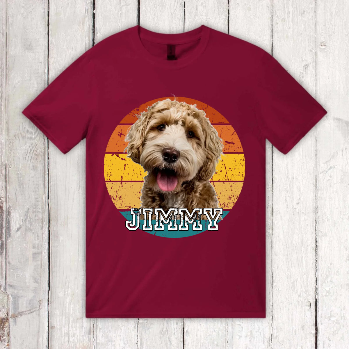 Vintage Sunset mit Foto - individueller Hoodie oder Sweatshirt