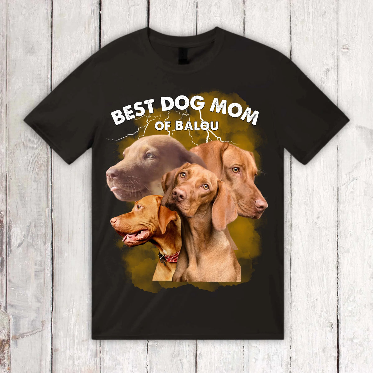 Dein 90er Foto Shirt mit bis zu 4 Fotos - Individuelles T-Shirt | Personalize Palace