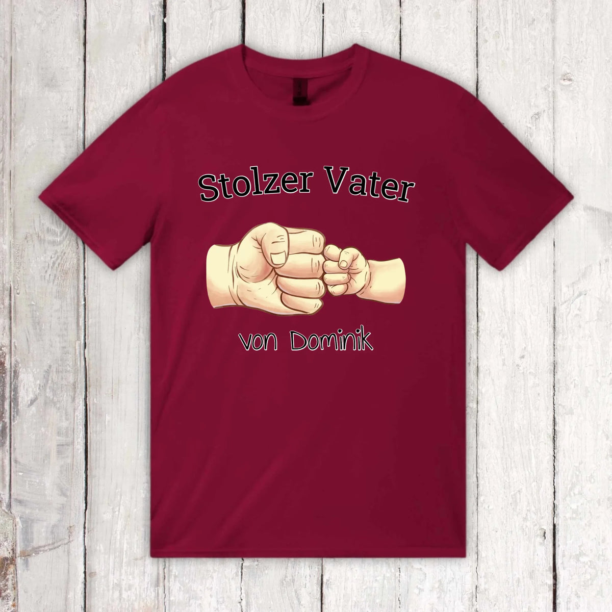 Stolzer Vater - Individuelles Papa Shirt | Personalize Palace