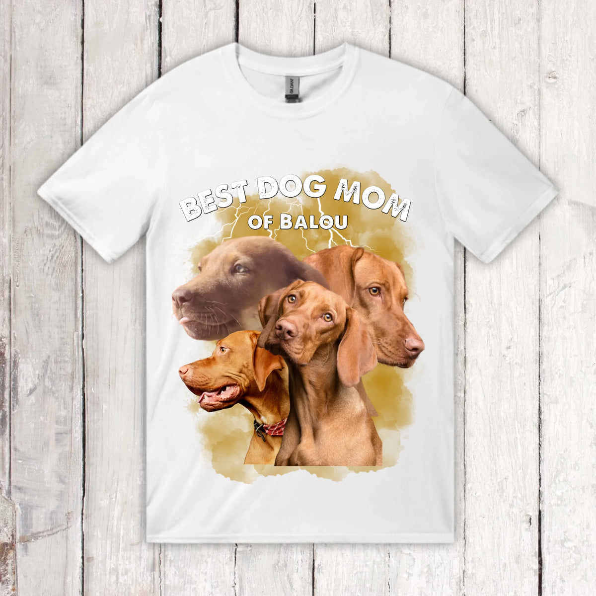 Dein 90er Foto Shirt mit bis zu 4 Fotos - Individuelles T-Shirt | Personalize Palace