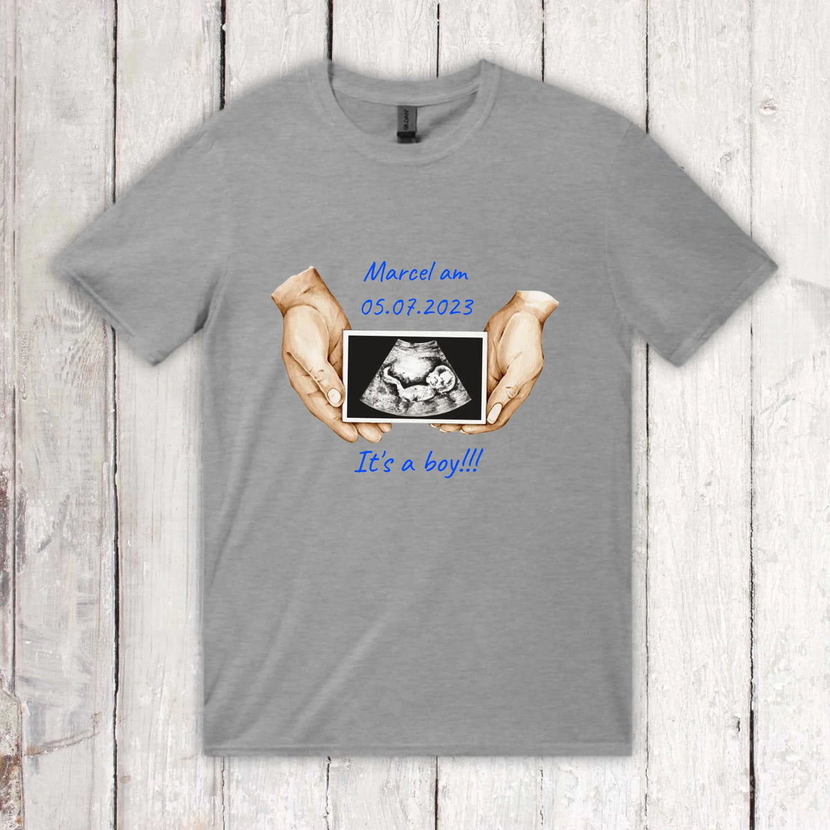 It's a boy or It's a girl - Individuelles T-Shirt | Personalize Palace