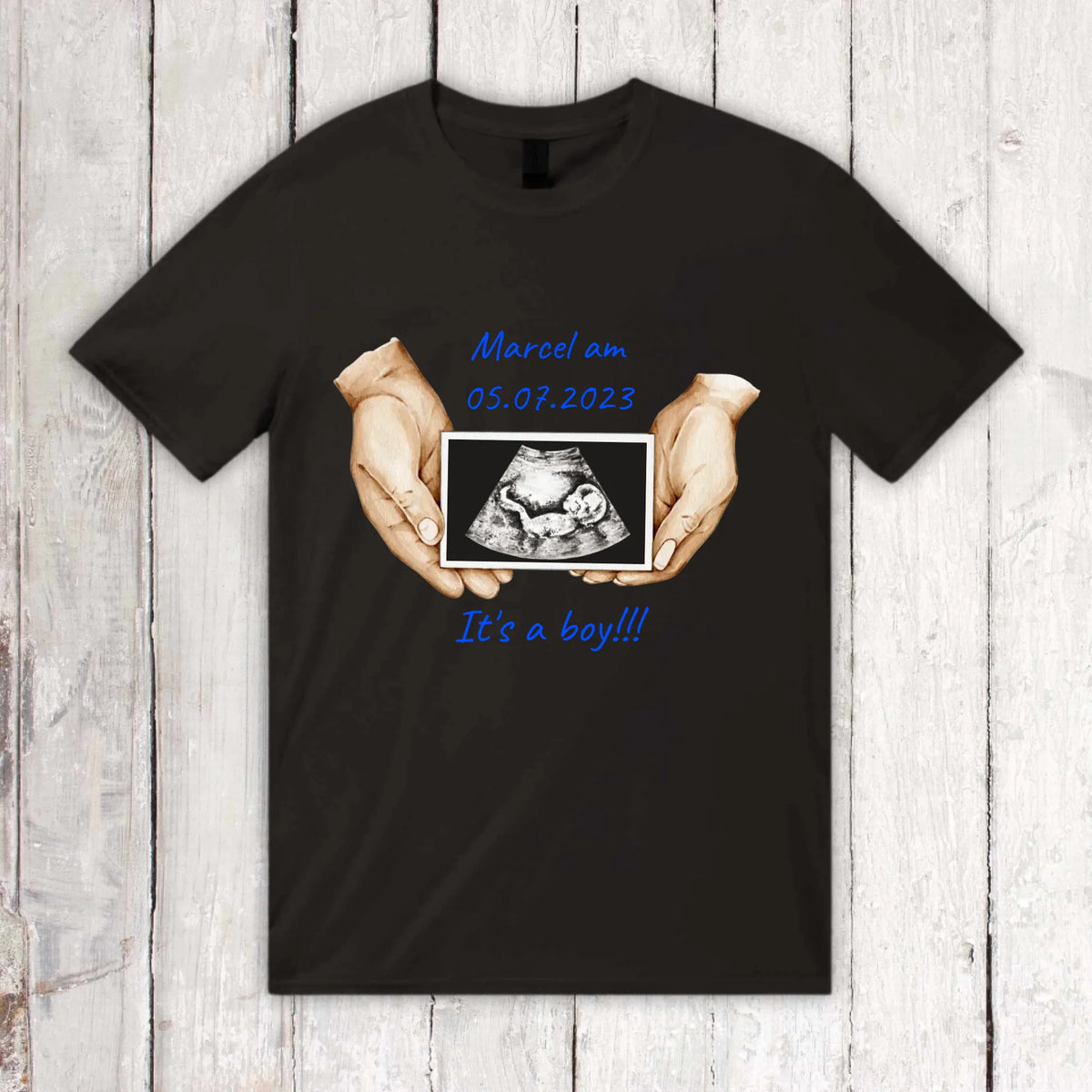 It's a boy or It's a girl - Individuelles T-Shirt | Personalize Palace