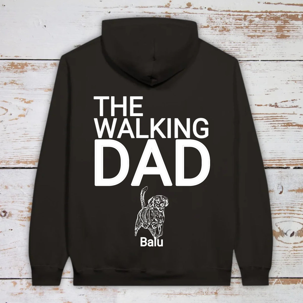 The Walking Dad - individueller Hoodie (2) | Personalize Palace
