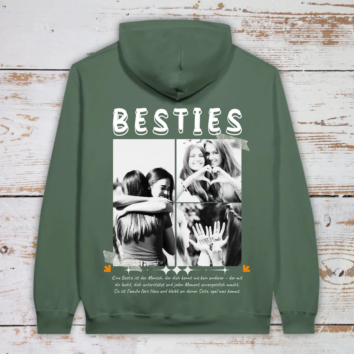 BESTIES mit bis zu 3 Fotos - individuelles Bestie T-Shirt | Personalize Palace