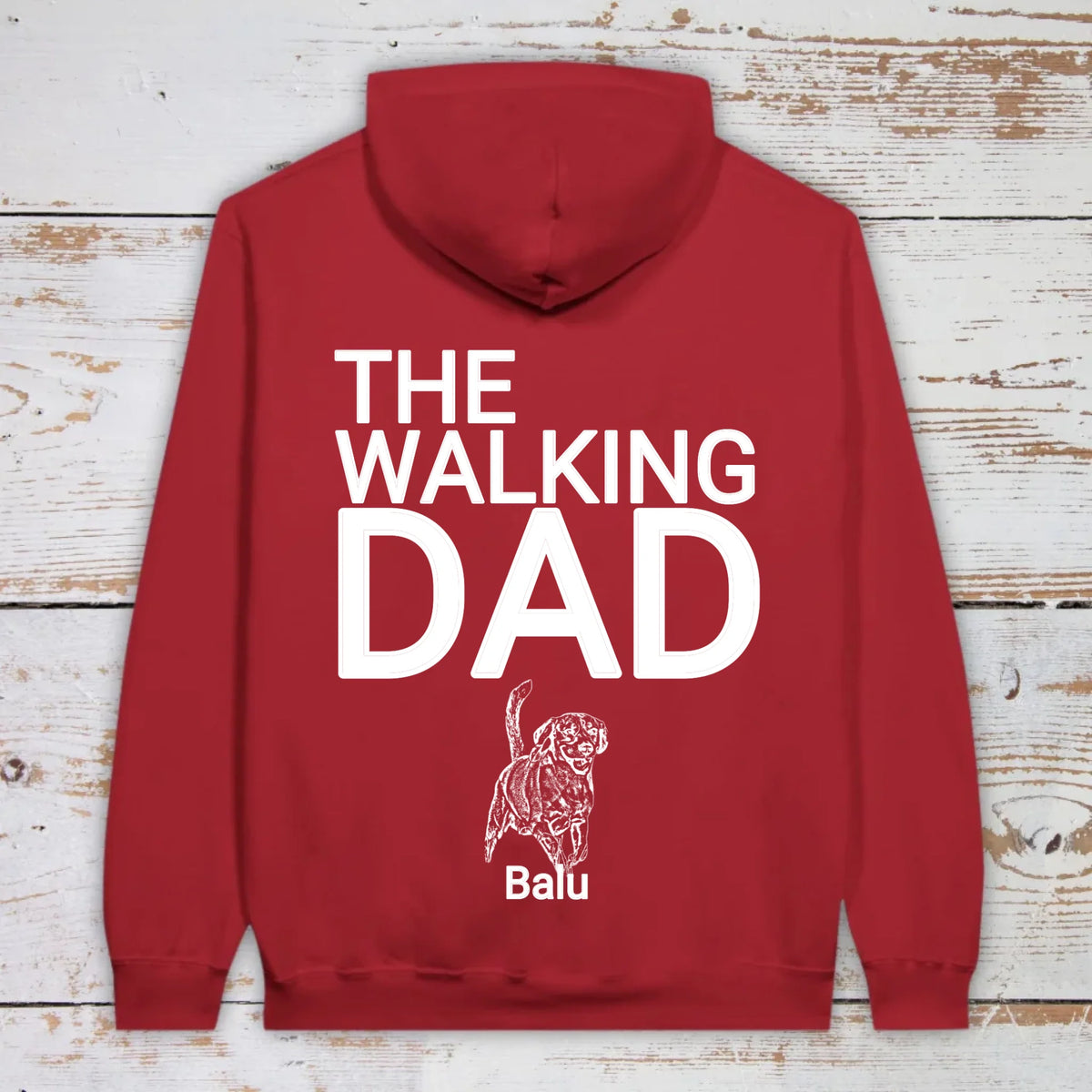 The Walking Dad - individueller Hoodie (2) | Personalize Palace