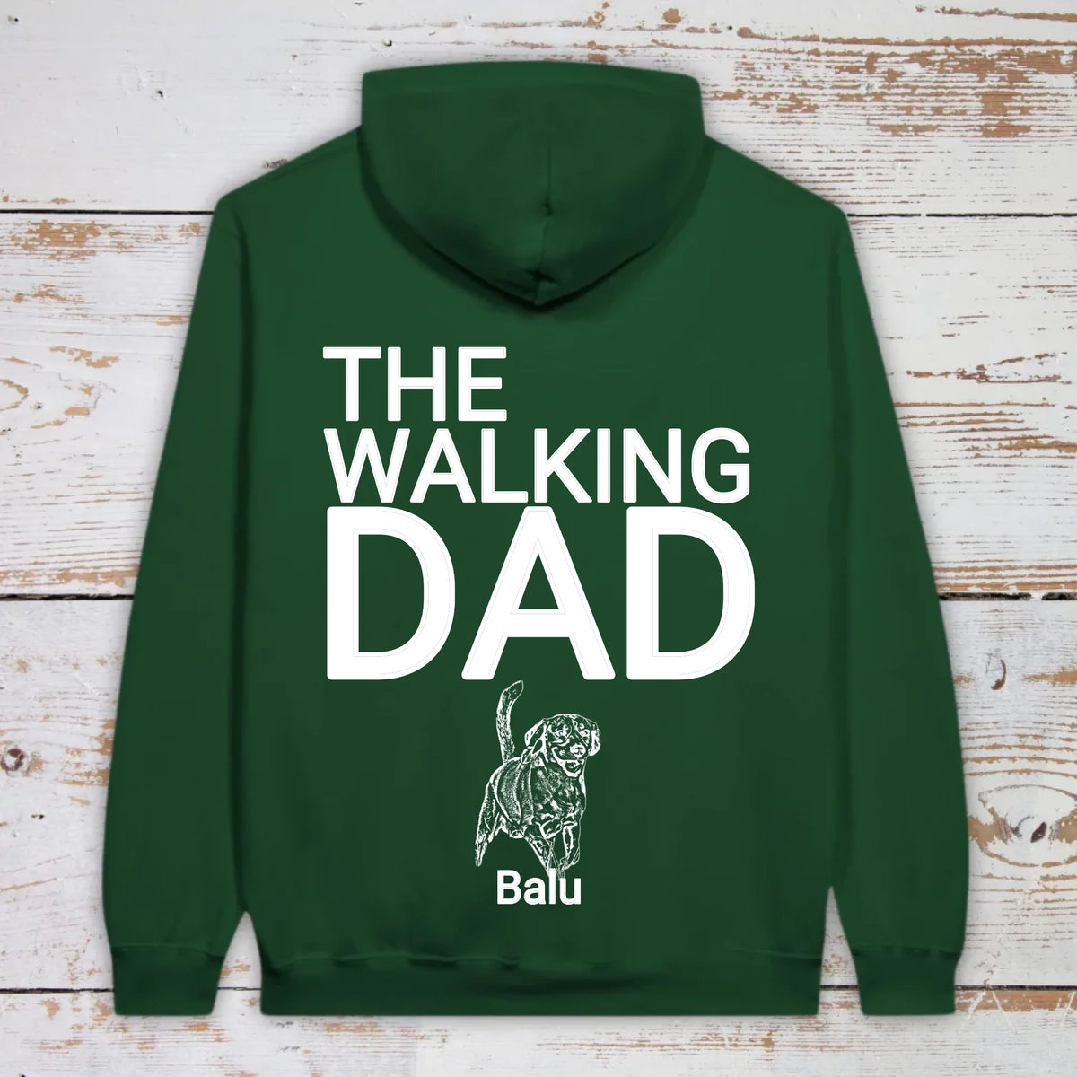 The Walking Dad - individueller Hoodie (2) | Personalize Palace
