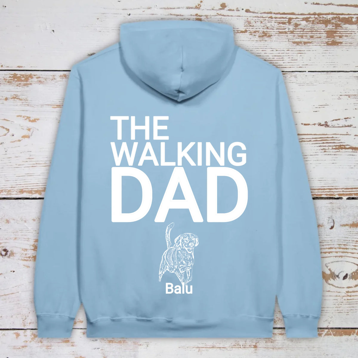 The Walking Dad - individueller Hoodie (2) | Personalize Palace