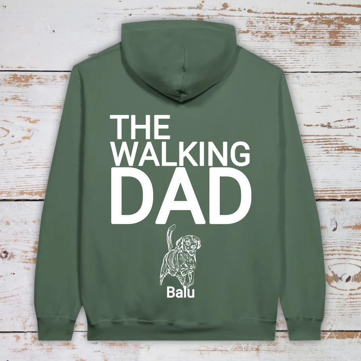 The Walking Dad - individueller Hoodie (2) | Personalize Palace
