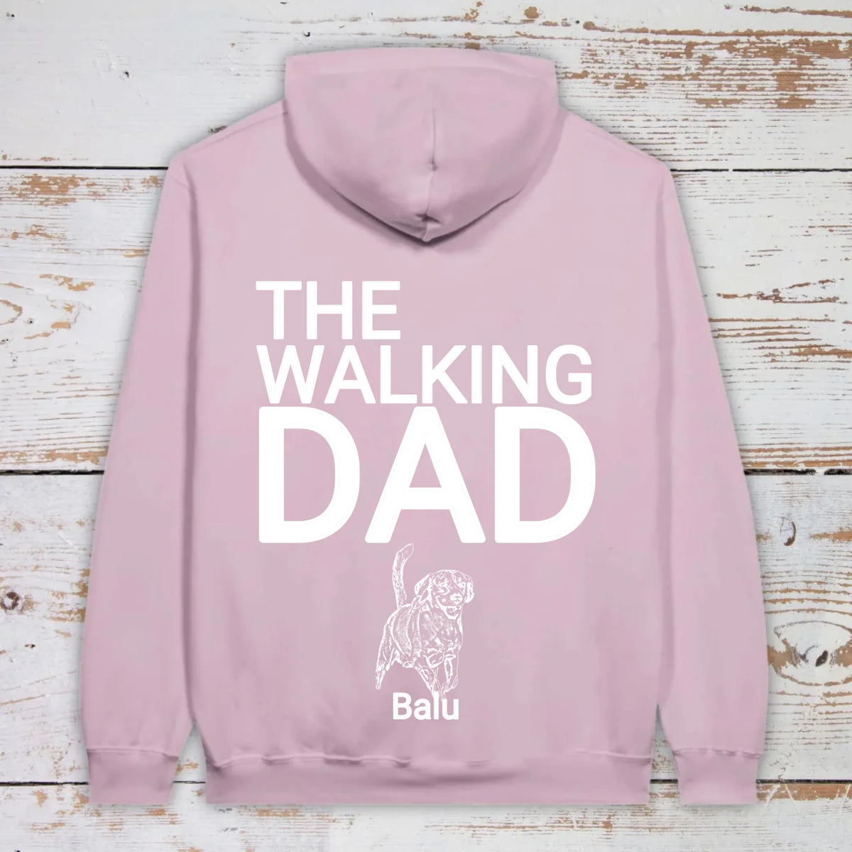 The Walking Dad - individueller Hoodie (2) | Personalize Palace