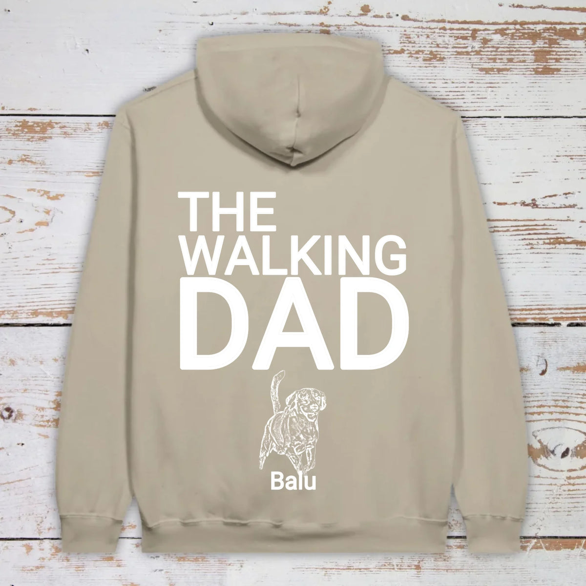 The Walking Dad - individueller Hoodie (2) | Personalize Palace