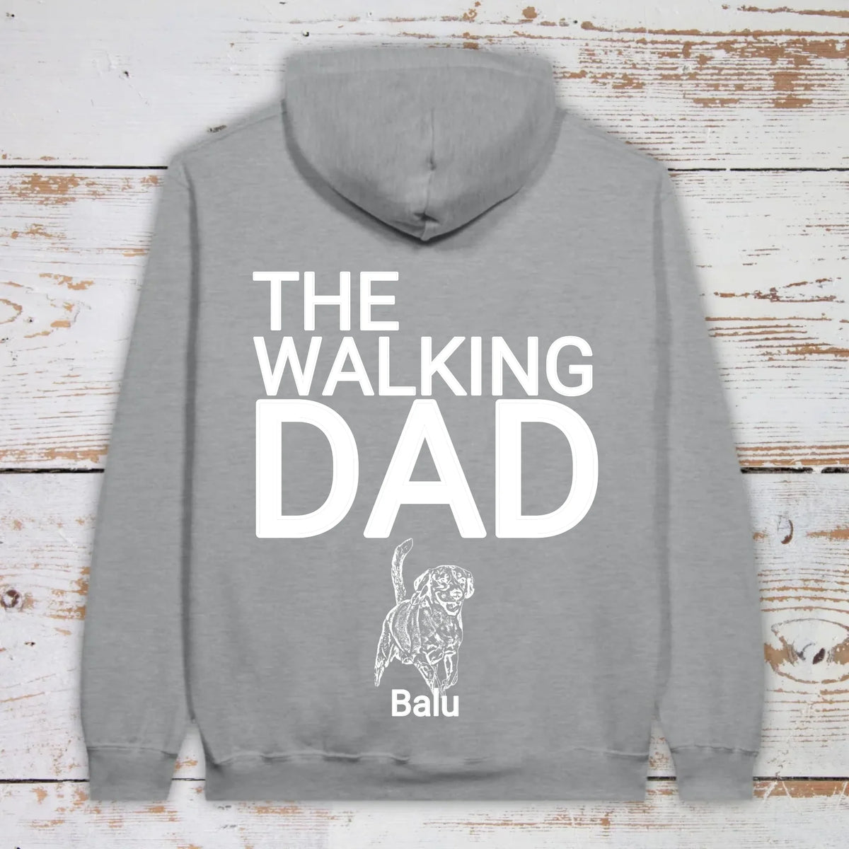 The Walking Dad - individueller Hoodie (2) | Personalize Palace