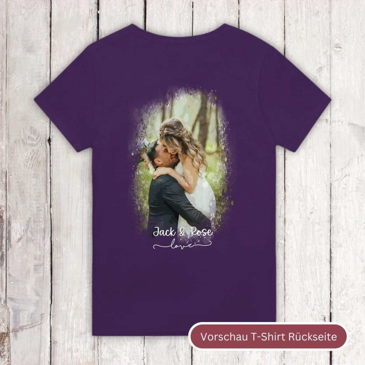 Photo in watercolor/watercolor - custom hoodie