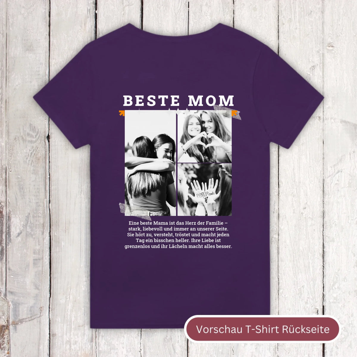 BEST MOM Hoodie with up to 3 photos - personalized hoodie
