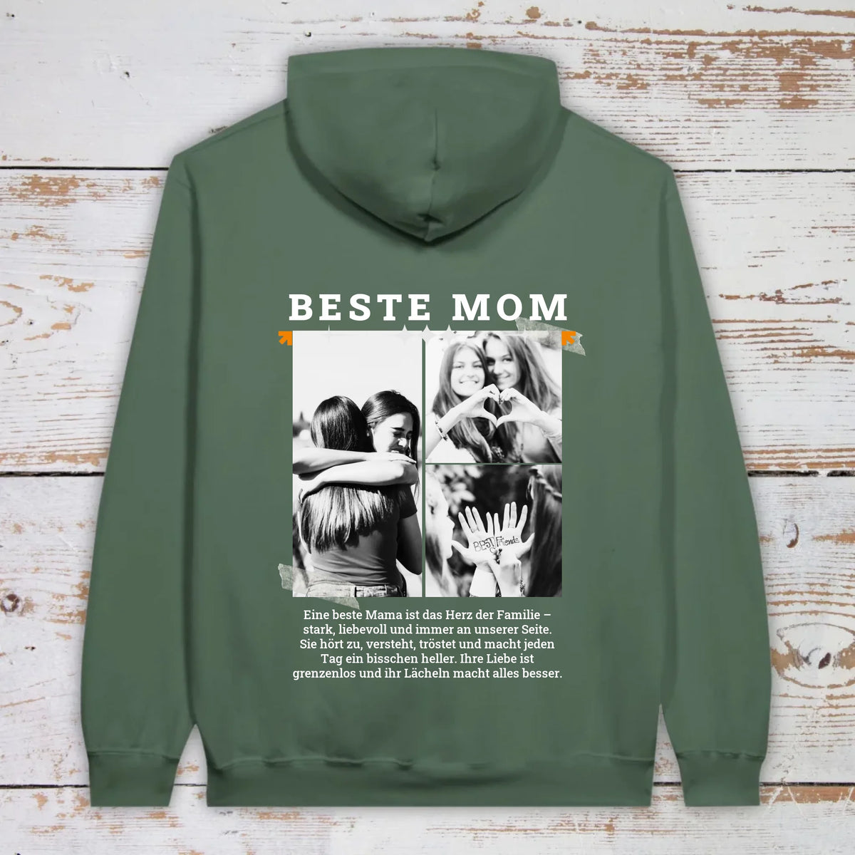 BESTE MOM T-Shirt mit bis zu 3 Fotos - individuelles T-Shirt | Personalize Palace