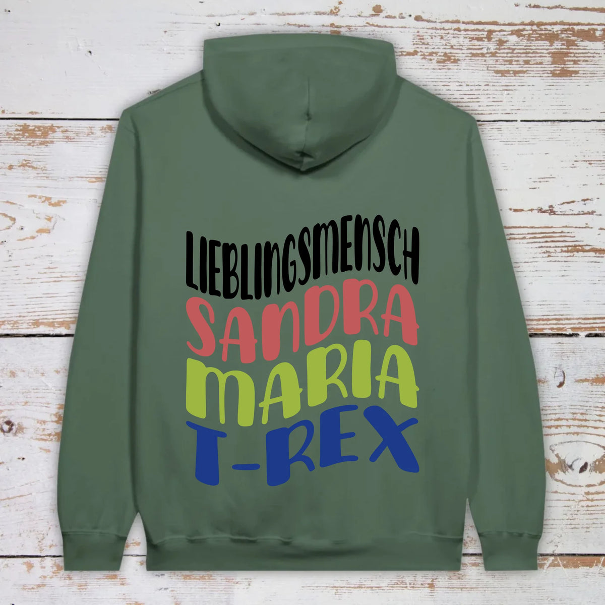 Lieblingsmensch mit Warp Text - individuelles T-Shirt | Personalize Palace
