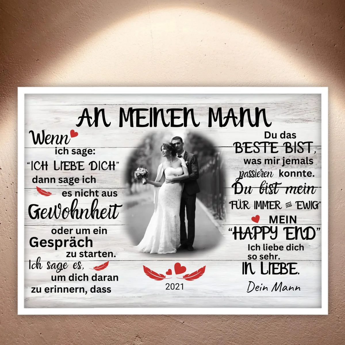 My Happy Ending (for her or him) - Pair of framed posters