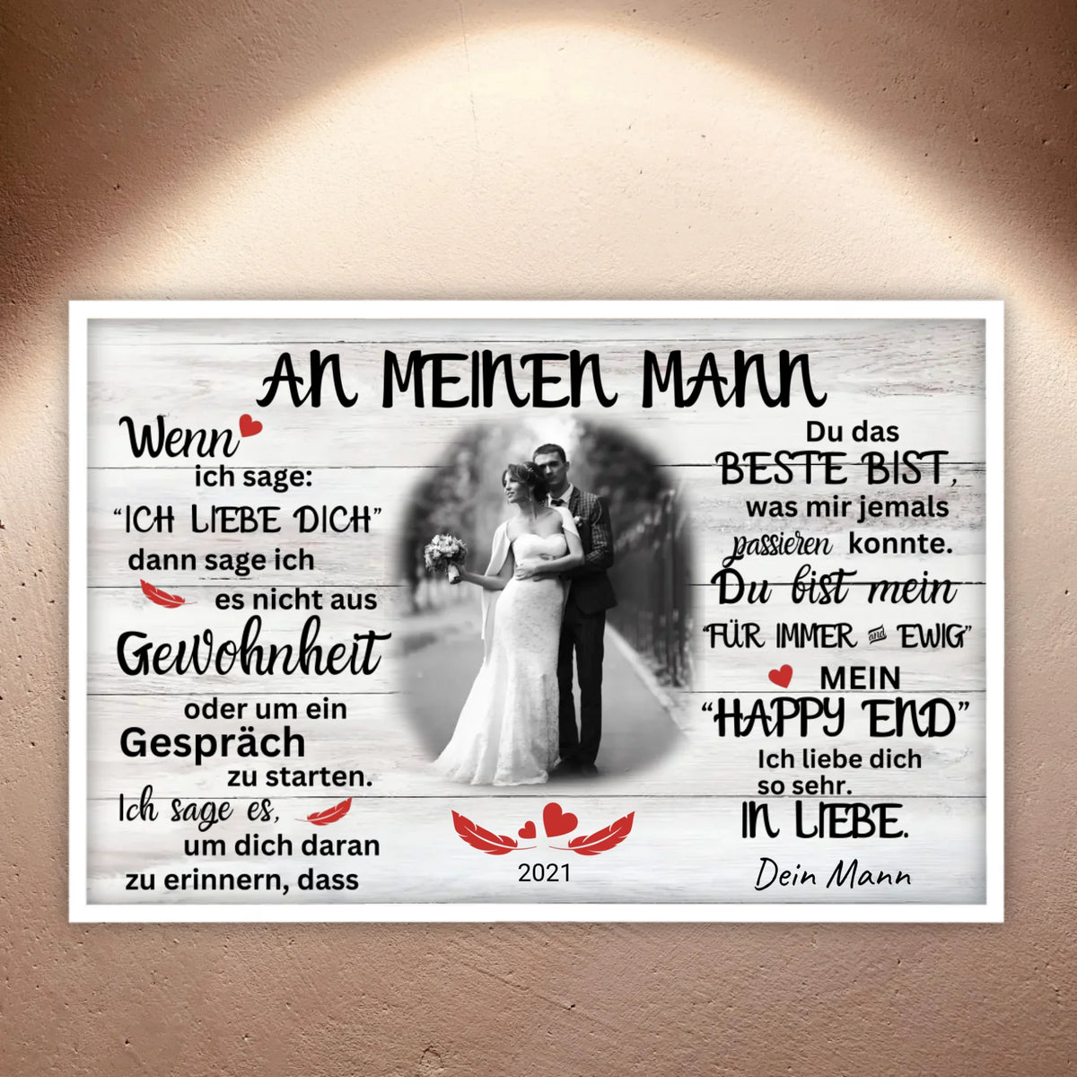 My Happy Ending (for her or him) - Pair of framed posters