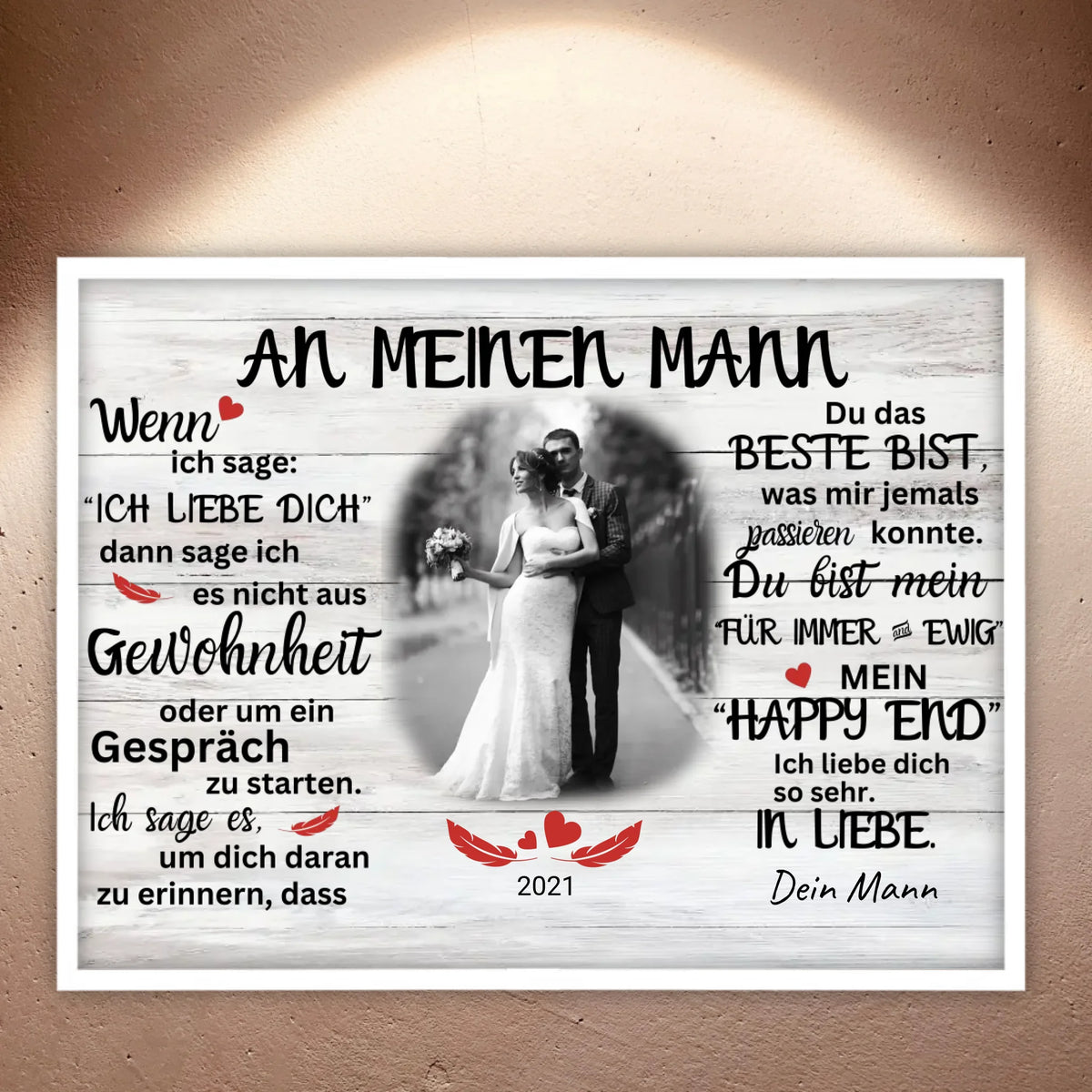 My Happy Ending (for her or him) - Pair of framed posters